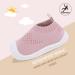 Baby Walker Infant Sneakers - Breathable Lightweight Non-Slip Casual Shoes for Boys and Girls - Pink, 3 UK Child - Buy Online on GoSupps.com
