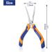 WISEPRO 6 Mini 45-Degree Bent Long Nose Pliers for Jewelry & Craft Making - Repair Tool - Buy Online on GoSupps.com