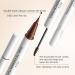 Liquid Brow Pencil - 2-in-1 Extra Fine & Tinted Gel for All-Day Hold Definition & Sculpting | Multi-Purpose Brow Brush (02 - Buy Online on GoSupps.com