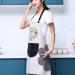 Women'S Kitchen Apron Waterproof And Oil-Proof Round Pockets On Both Sides Can Be Wiped Hands (Free A Pair Of Sleeves) - Buy Online on GoSupps.com