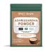 SPICE TRAIN Ashwagandha Powder - Indian Ginseng/Winter Cherry (200g/7oz) Non-GMO Ashwagandha Root Powder | Resealable Zip Lock Pouch Perfect for Cooking Smoothies Lattes & Tea
