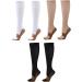 RiToEasysports Knee High Compression Socks - Breathable Stretchy 3 Pairs S/M for Sports | International Shipping - Buy Online on GoSupps.com