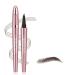 Stylo Sourcils Liquide Automatique Pointe Fourchue Longue Dur e R sistant Eau Maquillage Professionnel Naturel Marron