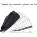 WCXTY Unisex Adjustable Open Toe Edema Slippers - Black, Size 7 | Diabetic & Swollen Feet Relief - Buy Online on GoSupps.com