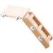 Parrot Hamster Toy Slide Climbing Ladder Two-Piece Springboard Staircase Combination (Ladder + Springboard Set (Log Color)) - Buy Online on GoSupps.com