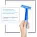 30 Disposable Safety Razors for Men - Blue Single-Razor Planes for a Smooth Shave - Buy Online on GoSupps.com