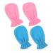 HONMEET 2 Pairs Hand Care Moisturizing Cotton Gloves Hot Wax Mitten Covers Hand Moisturizing Gloves Hand Lotion Gloves Paraffin Wax Bath Liners Thermal Bath Glove Hand Gloves Flannel