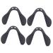 Plafope 4 pieces of glasses nose pads nose pad silicone sunglasses holder nose support to cycle glasses nose handle sunglasses-nose pad glass holder rubber child glasses windproof