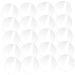 TEHAUX 80 Pcs Acrylic Round Sheet Cake Pan Clear Ornaments Circle Acrylic Blanks Multifunction Pallet - Buy Online on GoSupps.com