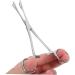 CORHAD Reptile Feeding Clip Reptile Tongs Feeding Reptile Tools Stainless Steel Silver - Buy Online on GoSupps.com