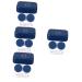 Homsfou 4 sentences 4th care box for colored contact lenses eye contact case contact lens container eye lens container objective travel case korean art container glasses case plastic bluex4stk 6.5x4.5x2cmx4pcs