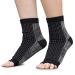 MindInsole Ankle Compression Socks - Open Toe Compression Socks for Women and Men | Swollen Ankles  Foot Pain  Heel Spur Plantar Fasciitis Relief | Circulation Arch Support for Nurses  Flight  Travel