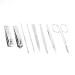 Nail Clippers Set Stainless Steel Cutter Fingernail Toenail Kit for Home and Travel (HEEPDDx48i1nagfs-02)
