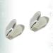 Healifty Gold-Plated Silver Grill Hip Hop Tooth Single Grill Cap - Set of 2 (Silver) - Buy Online on GoSupps.com