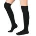 ACWOO Thigh High Compression Stockings for Women & Men 15-21mmHg Graduated Stockings Support Closed Toe Compression Stockings for Edema Varicose Veins Flight Nurses Running Pregnancy