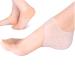 Brillistar silicone gel socks 2 para silicone gel heel and ankle sleeve for plantar fasciitis transparent pain relatives of the feet for men and women