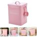 COOLHIYA 1pc Washing Storage Sealing Storage Case Laundry Room Trash Can Iron Pink - Buy Online on GoSupps.com