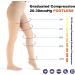 VARCOH Compression Socks - Unisex Beige XL | Best for DVT, Pregnancy & Varicose Veins Relief - Buy Online on GoSupps.com