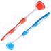Iwowhero 2st tongue cleaning brush Tool tongue scratches of professional tongue scrapers Professional tongue cleaner multifunctional tongue scraps nanoplasty tongue brush household