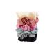 Simnice Oversized Blush Satin Hair Scrunchies - Set of 6 XL Soft Elastic Hair Ties for Girls and Women - Buy Online on GoSupps.com