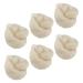 Toe Separator Wool Cushion Little Toe Spacer Bunion Corrector Bunion Relief Protector for Overlapping Toe Beige