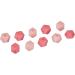 Rayher Silicone Hexagon Beads - Pink Tones 14mm 10 Pieces | Ideal for Crafting Accessories - Buy Online on GoSupps.com