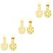PopetPop 6 Stk Parrot Suit Deaf Deaf Winds Sittich Parrot Track Parrot Winding Windle Deaf Deaf Deaf Deaf Deaf Suit Cotton Long Palk Strose LX3PCS Gelbx3st