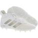adidas Adizero Lacrosse Cleats - Unisex Size 10 - White/Silver Metallic - Buy Online on GoSupps.com