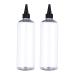 MFUOE 2 Pieces Applicator Bottle with 500ml Squeeze Hair Oil Applicator Bottles with Caps for Hair Coloring Dyeing Bottle Paint Art Glue