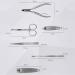 Nail Clippers Cuticle Nippers High Hardness Grooming Kit Stainless Steel for Beauty Salon for Home for Nail Salon - Buy Online on GoSupps.com