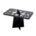 Luxshiny 1pc 26 Makeup Brush Stand Makeup Brush Washing Mat Makeup Brush Rack Makeup Brush Dryer Stand Makeup Brush Drying Stand Brush Dryer Rack Makeup Brush Tower Air Dry Cleaning Pad Black
