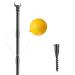 COCONUT Tetherball Set with Base, Heavy Duty 9.3 FT Tetherball Pole, Ball and Rope for Backyard Outdoor Portable