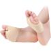 2pcs Metatarsal Pads Bunion Protector & Toe Splint | Heel Cushioning Pads for Hallux Valgus | Skin Colour 9x8CM - Buy Online on GoSupps.com