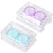 Solustre 4-Piece Mini Container Set for Colored Contact Lenses | Eye Care Holder & Carrying Bag - Buy Online on GoSupps.com