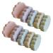 Healeved 1 set of cloud care box eye contact case contact suitcase holder eye contact holder sweet travel contact envelope sweet contact case travel contact lens plastic travel