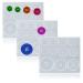 3PCS Button Resin Silicone Molds  10/12/15/20/25mm  TuNan Round Button Shape Moulds for Epoxy Resin Casting Clay DIY Crafts - 5 Sizes