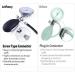 LotFancy Aneroid Sphygmomanometer 5-in-1 Professional with Dual-Head Stethoscope and 5 Size Cuffs Manual Blood Pressure Monitor Kit for Adult Large Adult Child Thigh Cuffs Carrying Case Included - Buy Online on GoSupps.com