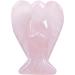 Lovionus89 Rose Quartz Guardian Angel Statue - Hand-Carved Healing Crystal Decor | 5cm 50mm Unique Figurine - Buy Online on GoSupps.com