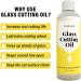 Glass Cutting Oil  Suitable for All Glass Cutting Tools  4 Ounces Glass Cutter Oil is Used for Cutting Glass  Stained Glass  Glass Bottles  Tiles and Mirrors - Buy Online on GoSupps.com