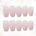 Shop Minkissy 24st French False Nails - DIY Oval Acrylic Nail Tips for Stunning Nail Art - Buy Online on GoSupps.com
