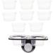 Mipcase Magnetic Reptile Ledge- Crested Gecko Feeding Ledge with 10 Bowls Reptile Feeding Cups Reptile Water and Food Dish with Suction Cup 11.7X6.3X5.7CM - Buy Online on GoSupps.com