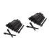 Hemoton 200 Pcs Eyeshadow Brush Kit Black Eyeshadow Cosmetic Sponge Mini Makeup Sponge Sponges