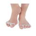 CAZARU FXJ 2PCS Five Toes Corrective Posture Corrector Foot Separator Treatment of Overlap Toe Straighteners for Bent Toes