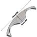Uck-kit Stainless Steel Gua Sha Tool - Silver Schabemassager t for Muscle Relaxation & Soft Tissue Mobilization - Buy Online on GoSupps.com