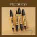 2 in 1 Magic Eyebrow Pencil 2024 Upgraded Eyebrow Contouring Pen Waterproof 3D Microblading Eyebrow Pencil Contouring Pen 4 Fork Tip with Eyeline for Natural Eyebrow Makeup (Light Brown) - Buy Online on GoSupps.com