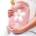 Hot Water Bottle  Hot Water Bag for Adult Small Hot Water Bottle Hot Compress Mini Hot-Water Bag for Women Seniors Children Pink