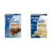 Pure Protein Bars Gluten Free Snack Bars Peanut Caramel 50 gram 6 Count Brown & Bars Non-Gmo 20g Protein Bar No Artificial Sweeteners Lemon Cake Flavor Value Pack 6 count