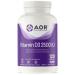 AOR Vitamin D3 2500 IU 120 Capsules Enhances Calcium and Phosphorus Absorption Helps Maintain Strong Bones and Teeth Vitamin D for Adults Derived from Natural Sources Reliable and Balanced 120 count (Pack of 1)