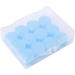 WDNIGLP 12Pcs Earplugs for Sleeping Noise Cancelling Reusable Silicone Ear Plugs Surfings Earplugs Suitable for Swimming Travel - Buy Online on GoSupps.com
