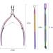 Professional Cuticle Trimmer & Pusher Set | Stainless Steel Dead Skin Clipper for Manicure & Pedicure | Durable Cuticle Nippers for Toenails - Buy Online on GoSupps.com